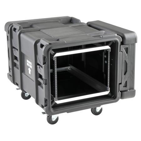 SKB 3SKB-R908U30 30 inch Deep 8U Roto Shock Rack, Black