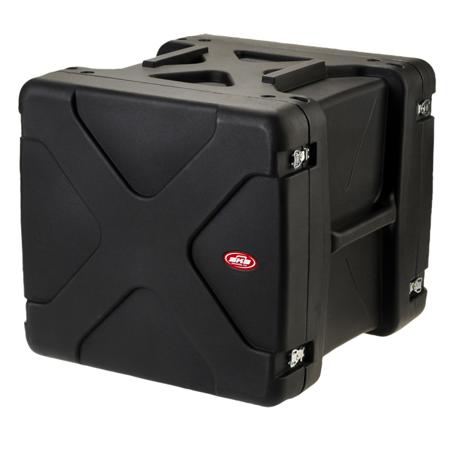 SKB 20 inch Deep 10U Roto Shockmount Rack Case, Black