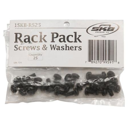 SKB Rack Screws and Washers, 25 Pack