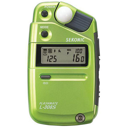 Sekonic L-308S Flashmate Light Meter, Light Green