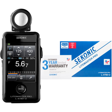 Sekonic LiteMaster Pro L-478D-U Light Meter 401-474 - Adorama Sekonic LiteMaster Pro L-478D-U Light Meter 401-474 - Adorama