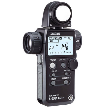 Sekonic L-558C DualMaster Digital Ambient & Flash Meter - Cine Version #401560