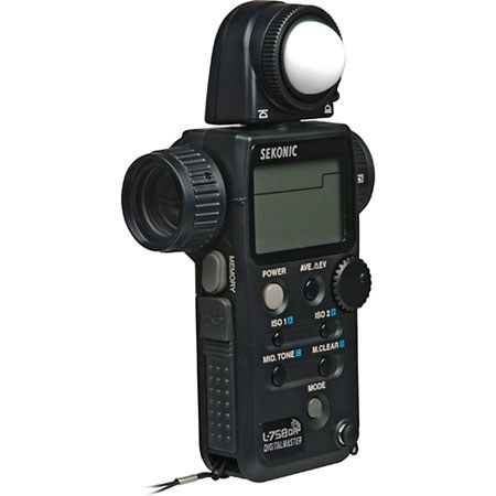 Sekonic L-758DR DigitalMaster Programmable Digital Flash & Ambient Exposure Meter