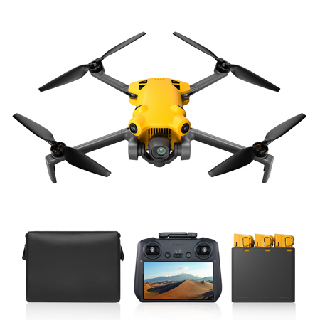 Skyrover X1 4K Drone with Smart Remote Controller, Yellow