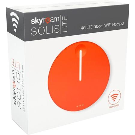 Skyroam Solis Lite International Mobile WiFi Hotspot, Global SIM-Free 4G LTE