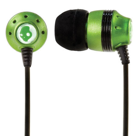 Skullcandy INK'D Earbuds - Green / Black