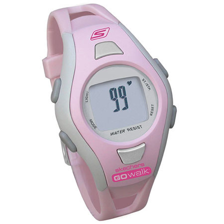 Skechers SK2 Womens Go Walk Classic Strapless Heart Rate Monitor, Medium, Pink