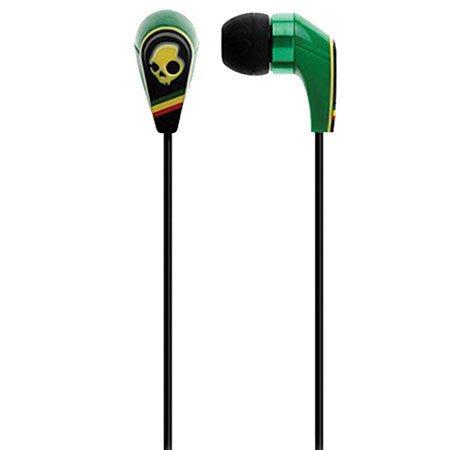 Skullcandy S2FFDM-058 50/50 In Ear Headphone, Rasta