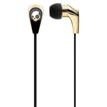 Skullcandy S2FFDM-145 50/50 In Ear Headphone, Gold/Blk