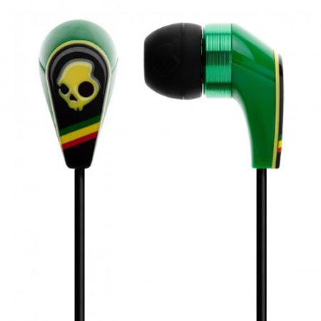 Skullcandy 50/50 Ear Bud Headphones Rasta
