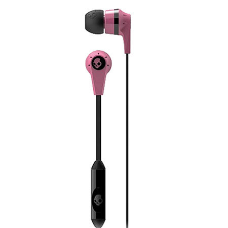 Skullcandy INK'D 2.0 In ear Bud Headphones with Mic - Pink / Black