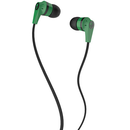 Skullcandy INK'D 2.0 In ear Bud Headphones - Green / Black