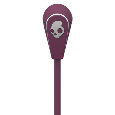 Skullcandy 50/50 Earbuds Headphones, Plum and Chrome