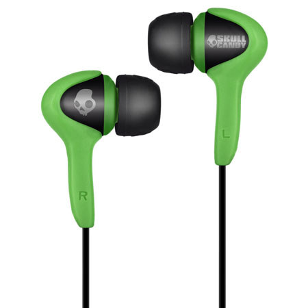 Skullcandy S2SBDZ-036 Smokin Buds Headphone, Grn/Black