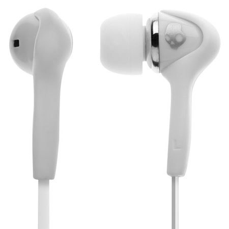 Skullcandy S2SBDZ-075 Smokin Buds Headphone, Wh/Chrome