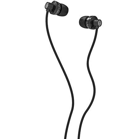 Skullcandy TiTAN Ear Bud Headphones with Mic1, Black/ Black