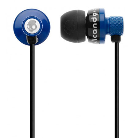 Skullcandy Titan Ear Bud Headphones Metal Housing - Black / Blue