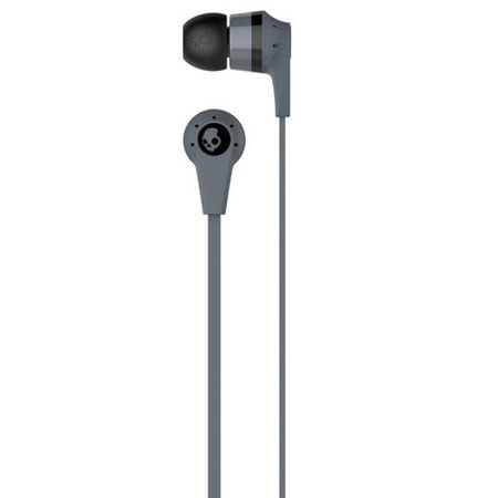 Skullcandy Ink'd 2.0 Earbud Headphones, Gray and Black