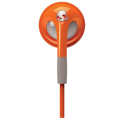 Skullcandy Fix Bud Headphones with In-Line Mic3 - Atheletic Orange