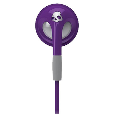 Skullcandy Fix Bud Headphones with In-Line Mic3 - Purple / Grey