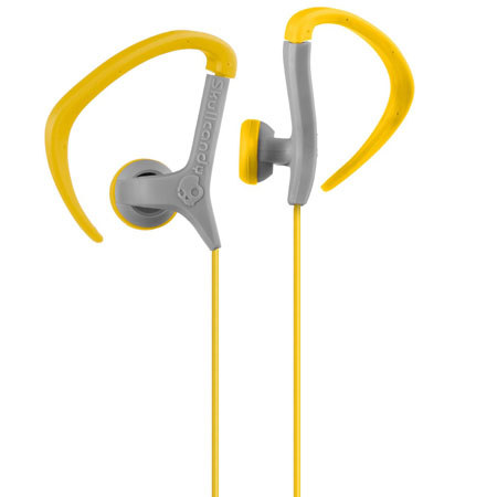 Skullcandy S4CHDZ-125 Chops Hanger Headphone, Grey/Ylw