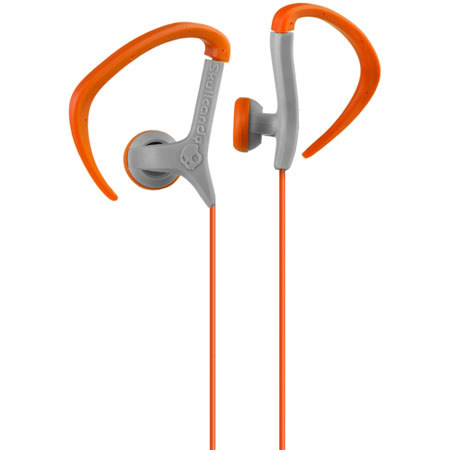 Skullcandy Chops Clip Headphones Sports Grey / Orange