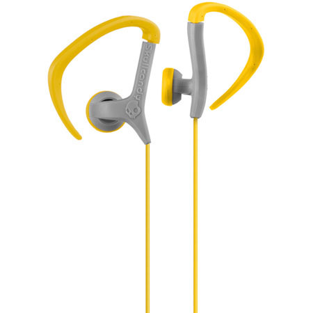 Skullcandy Chops Clip Headphones Sports Grey / Yellow