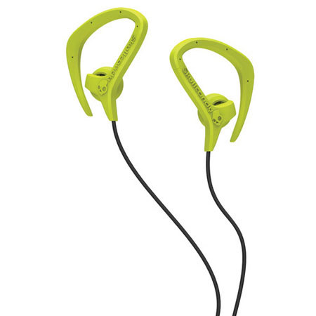 Skullcandy Chops Sport Earbuds, Hot Lime and Black