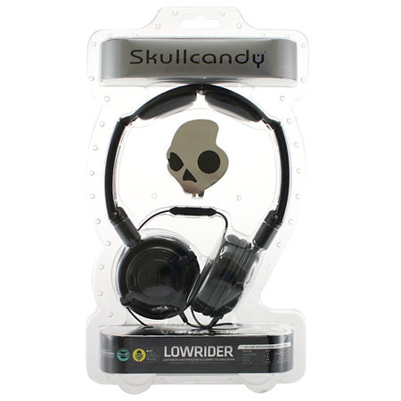 Skullcandy S5LWCY-033 Lowrider DJ-Style Headphone, Blk