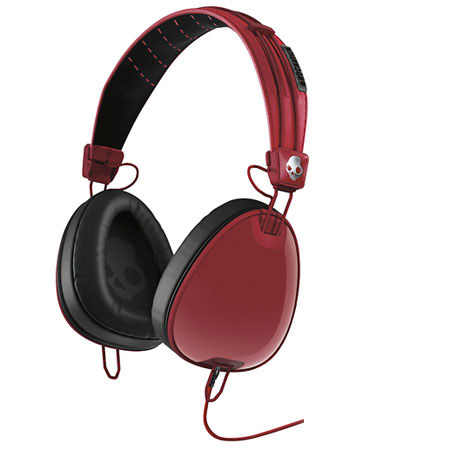 Skullcandy Aviator / DJ Style Over The Headphones Red / Black / Wayfarer
