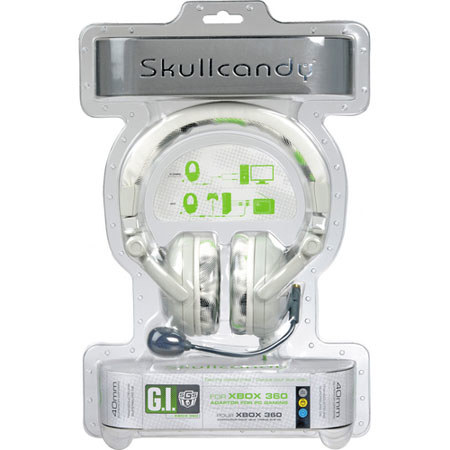 Skullcandy S6GIBXWG GI Xbox Gaming Headphone, Boom Mic