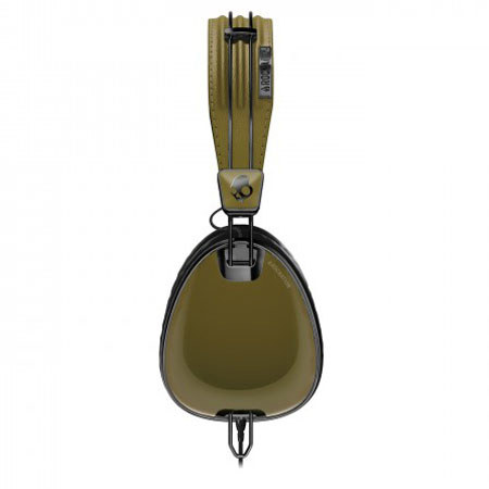 Skullcandy Aviator Headphones with Mic 3, Green and Black
