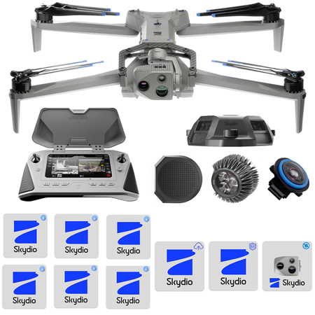 Skydio X10 Drone Starter Kit with VT300-Z Sensor, Autonomy and Scout  Software DR4ESKT2VZG0000NA K1