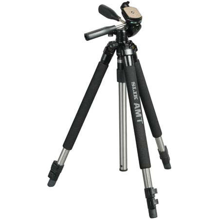 Slik SL330DBK Pro 330DX Tripod Black, 3-Way Pan Head, Case & Tripod Hanger