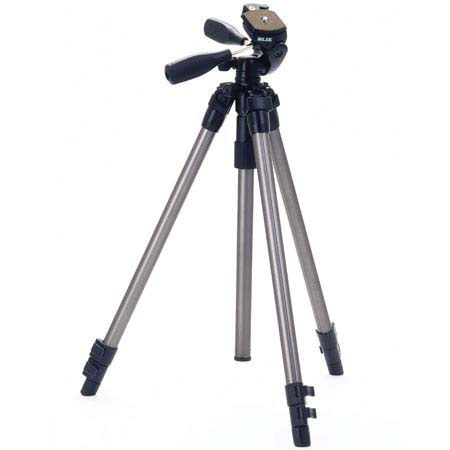 Slik Pro 330DX Tripod Silver with 3-Way Pan Head Kit, Case & Tripod Hanger