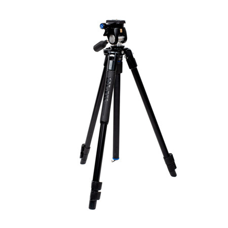 Slik PRO AL-323EZAC 3-Section Aluminum Tripod w/SH-707AC Multi-Action Pan Head