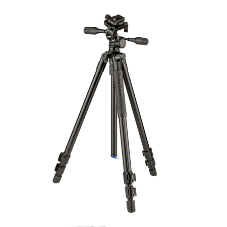 Slik PRO AL-523-3W 3-Section Aluminum Tripod with SH-747 3-Way Pan Head