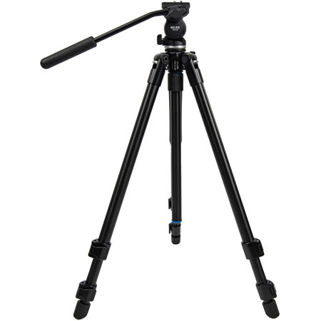 Slik PRO AL-523 3-Section Aluminum Tripod with SVH -520 Fluid Video Head