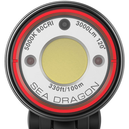 SeaLife Sea Dragon 3000F Auto UW Photo-Video Dive Light Head