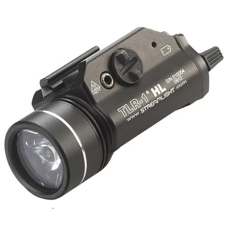 Streamlight TLR-1 HL Picatinny Rail Mounted Flashlight, 630 Lumens, Black Anodized Finish