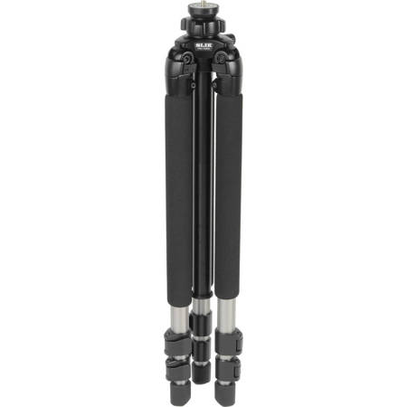 Slik PRO 700 DX 3-Section Aluminum Tripod Legs, Titanium Finish