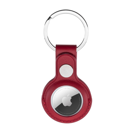 Slinger Keychain Compatible with AirTags 2021 (Red)