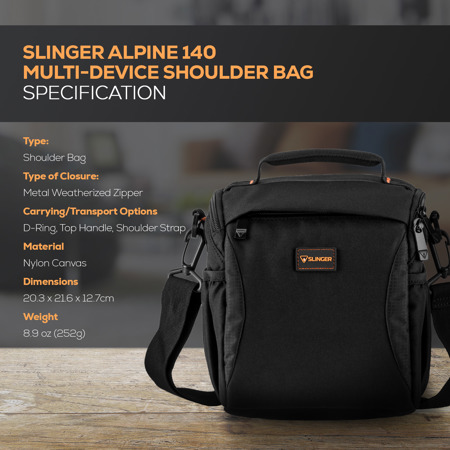 Slinger Alpine 140 Multi-Device Shoulder Bag ALPINE-140 - Adorama