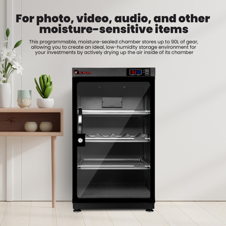 Slinger Electronic Dry Cabinet with Combination Lock, 90L SL-EDC-90LC