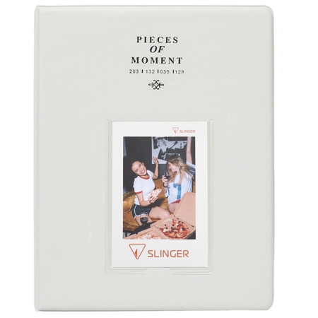 Slinger Photo Album for Instax Mini Film, Smoky White
