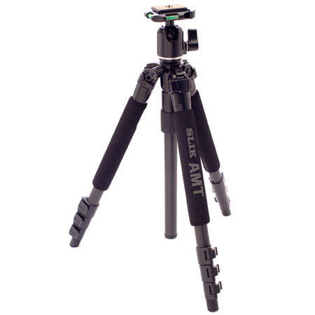Slik 340BH AMT 4-section Aluminum Tripod with BallHead - Black