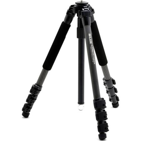 Slik PRO 724 CFL Carbon Fiber 4 Leg Sections Tripod with Speed Release Locks