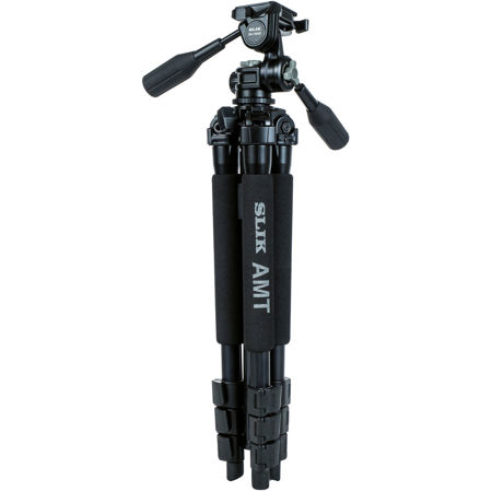 Slik PRO 340HD 4-Section Aluminum Tripod, SH-736HD Hybrid Photo/Video Panhead