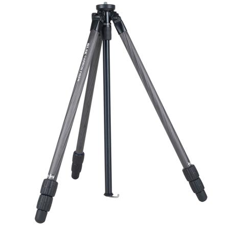 Slik PRO CF-633 3-Section Carbon Fiber Tripod, 64.2" Max Height, Black