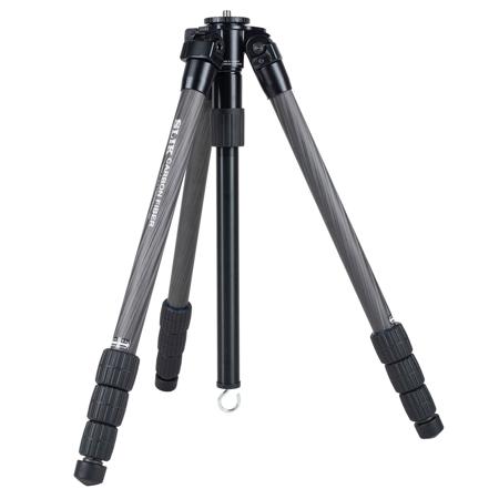 Slik PRO CF-734 4-Section Carbon Fiber Tripod, 64.9" Max Height, Black